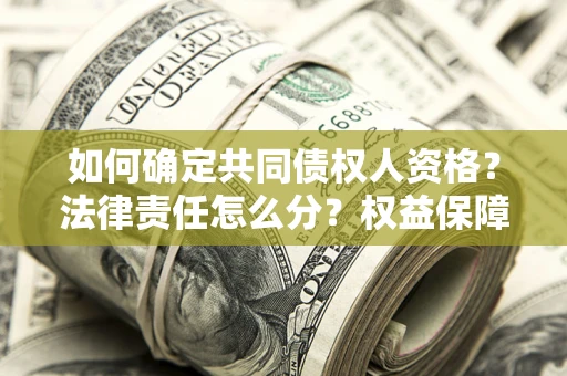 济南如何确定共同债权人资格？法律责任怎么分？权益保障技巧揭秘！