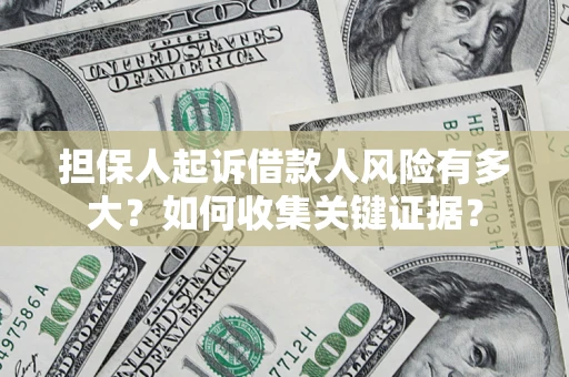 济南担保人起诉借款人风险有多大？如何收集关键证据？