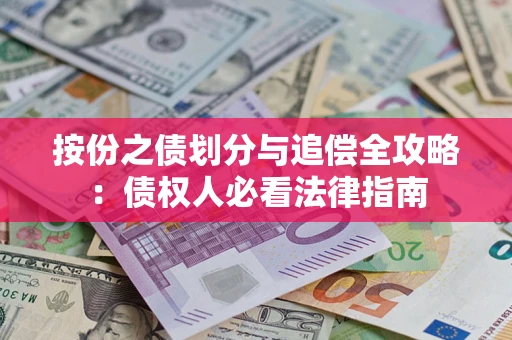 济南按份之债划分与追偿全攻略：债权人必看法律指南