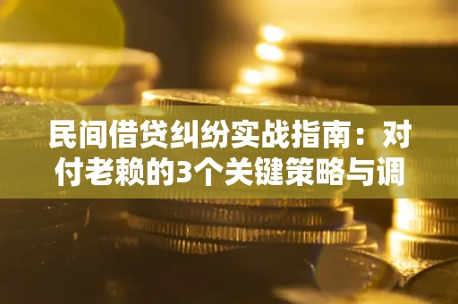 济南民间借贷纠纷实战指南：对付老赖的3个关键策略与调解盲区解析