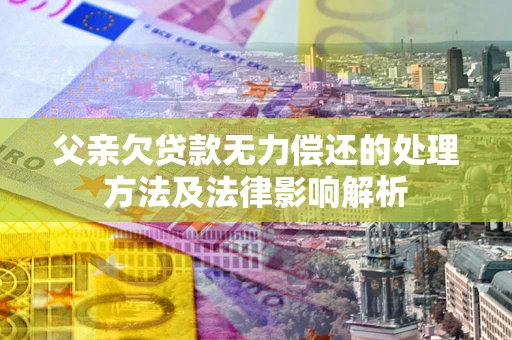 济南父亲欠贷款无力偿还的处理方法及法律影响解析